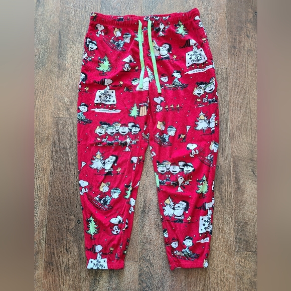 Peanuts Pajama Pants Size Medium - Picture 1 of 3